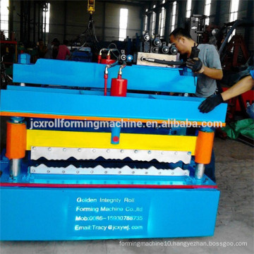 color glazed steel tile roll forming machine